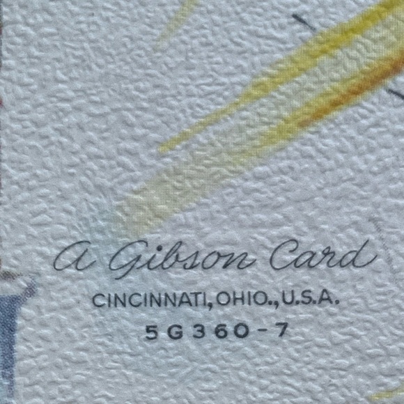 Vintage 1950’s Puppy Dog Ferris Wheel Happy Birthday Card - Picture 8 of 8